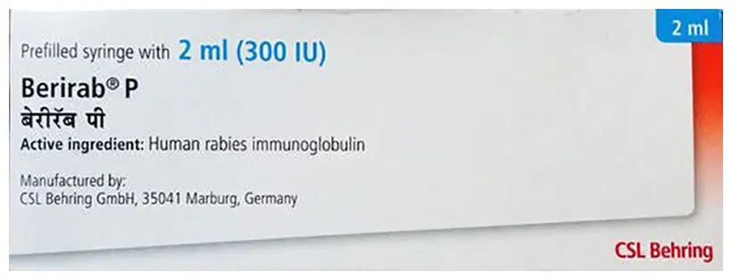 medicines from our pharmacy that are used to treat Prevention of rabies