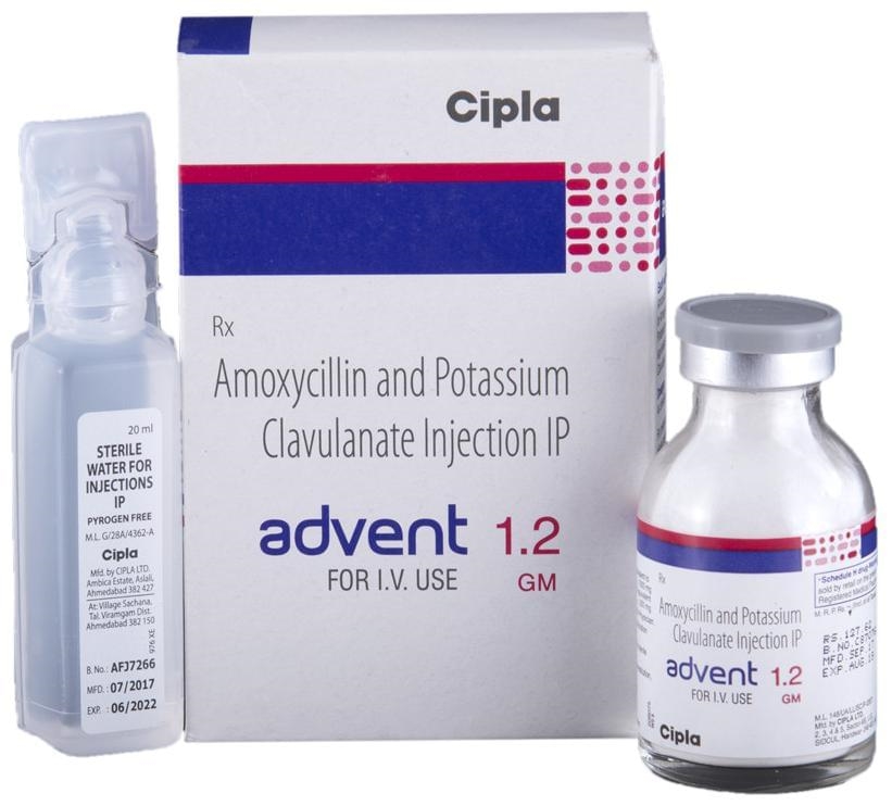 Advent 1.2gm Injection from our pharmacy