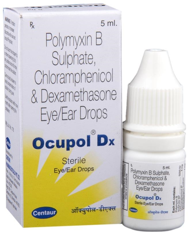 Ocupol DX Sterile Eye/Ear Drops from our pharmacy